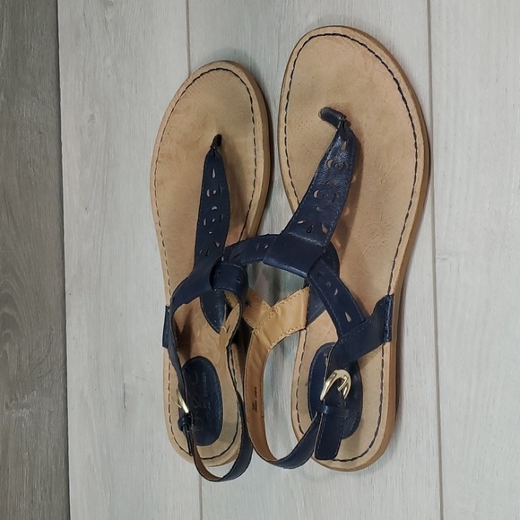 Born B.O.C Womens Comfort T Strap Sandals Flats shoes sz 10M - Picture 3 of 11